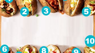 Baked-potato toppers