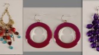 Le Chateau chandelier earrings under $10