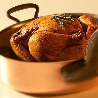 Fast roast-chicken dinner