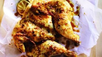 Chili-lime chicken with roasted garlic