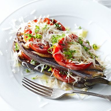Barbecued Eggplant Parmesan