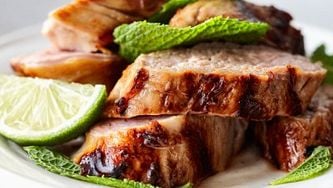 Ginger mojito pork
