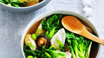 Japanese dumpling soup