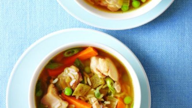 Madras chicken soup