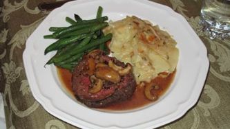 Valentine's day or Family day beef dinner