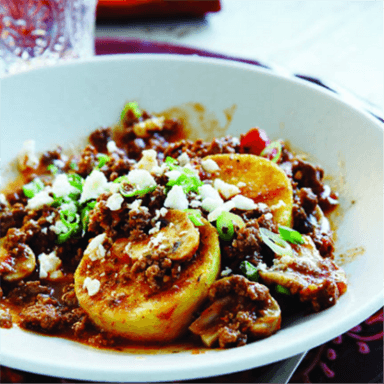 Polenta sloppy joes