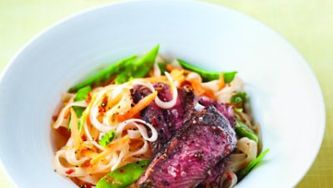 Five-spice beef noodle salad