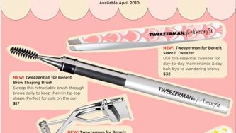 Beauty News: Benefit and Tweezerman Unite