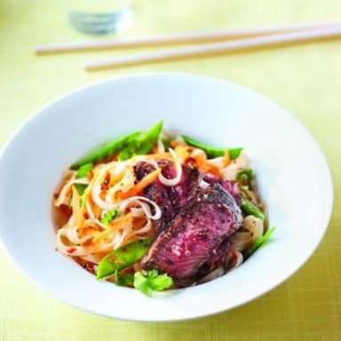 Five-spice beef noodle salad