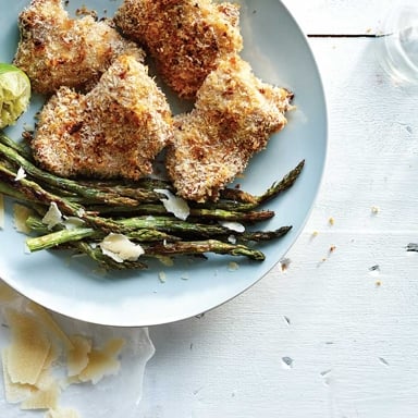 Panko Chicken With Roasted Asparagus