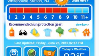 Coppertone's new MyUV Alert phone app