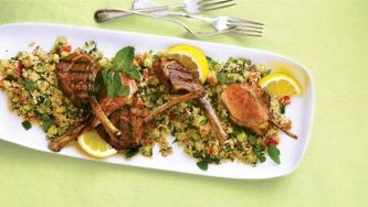 Grilled Lamb Chops With Tabbouleh