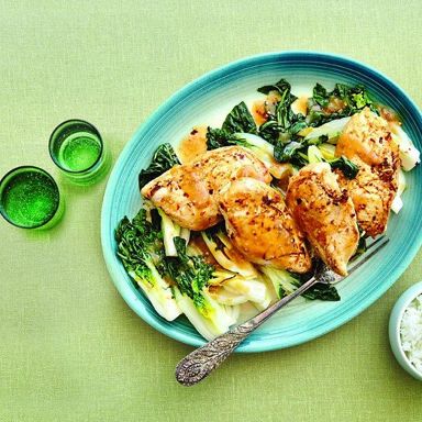 Lemon Chicken with Bok Choy
