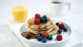 Banana oatmeal pancakes
