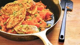 Cinnamon chicken with butternut squash