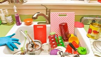 Buy a spray bottle for my kitchen counter...