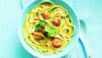 What's for Dinner : Chicken miso noodle soup