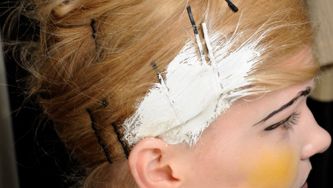 Backstage beauty at Dsquared and Vivienne Westwood