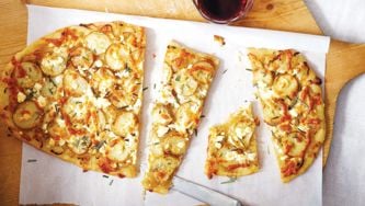 Potato Pizza with Caramelized Onions and Rosemary