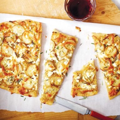 Potato Pizza with Caramelized Onions and Rosemary
