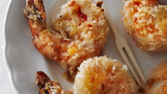 Chili-coconut shrimp