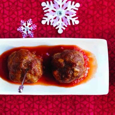 Healthy holiday meatballs