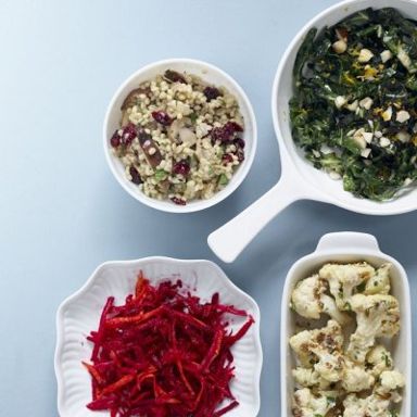 Swiss chard with brazil nuts
