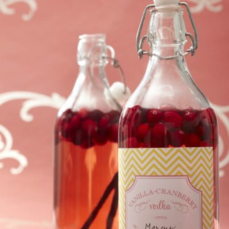 VanillaCranberry Vodka recipe Chatelaine