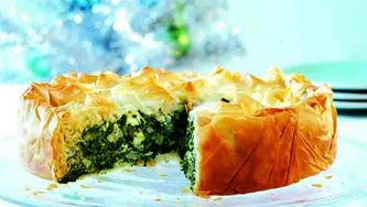 How to turn frozen store-bought phyllo into an elegant pie shell