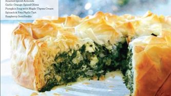 A vegetarian Christmas dinner menu