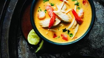 Soup of the Day: Tom Yum with chicken and shrimp