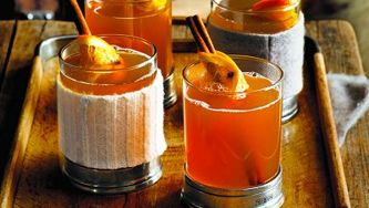 Hot cider toddy
