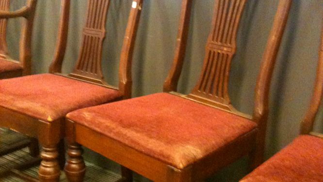 Four chairs get the Cinderella treatment