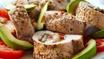 Latin-style turkey roll