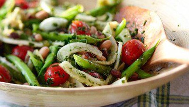 Mediterranean tomato and bean salad recipe: Day 38