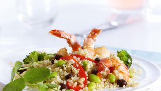Healthy Recipes: Ginger edamame quinoa