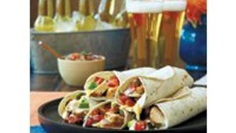 Spiced chicken fajitas