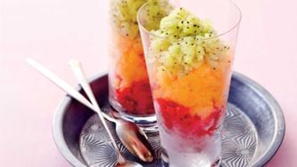 Strawberry-Rhubarb Granita