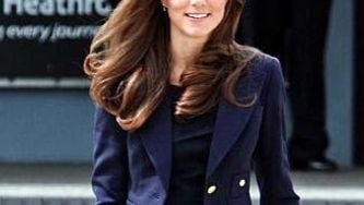 Kate Middleton wears Canadian label Smythe for her flight to Ottawa