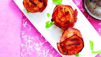 Grilled bacon-wrapped scallops