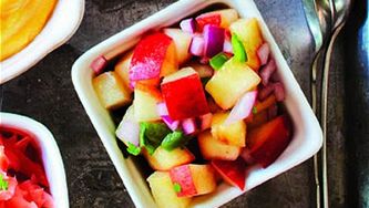 Peach salsa