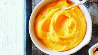 Spicy sweet-potato cream