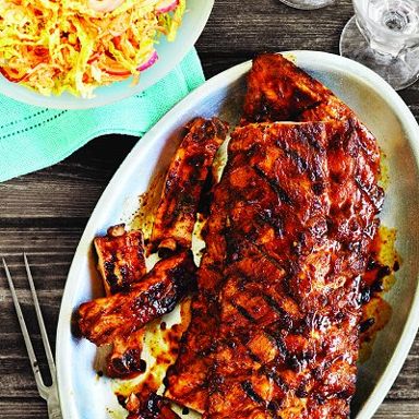 Chili-espresso ribs