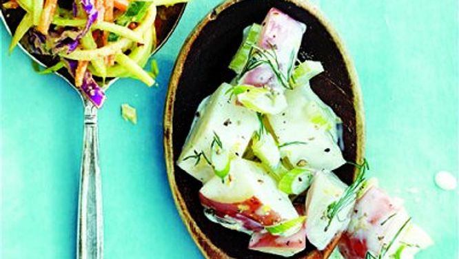 Lemon and dill potato salad