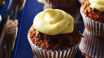 Gluten-free carrot cupcakes