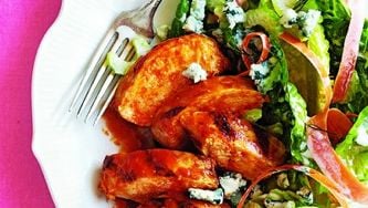 Grilled buffalo chicken salad