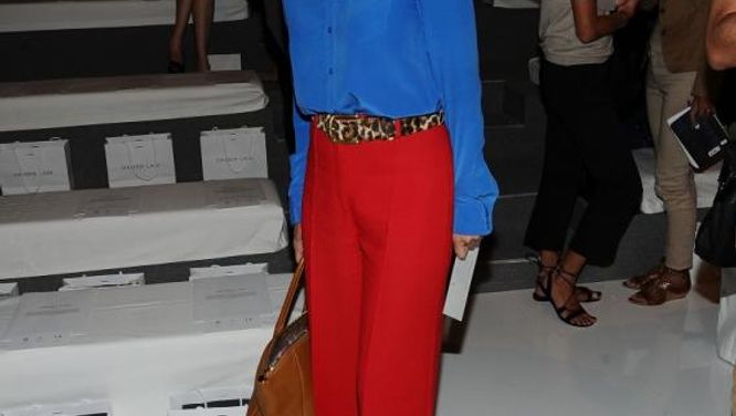 How to wear bright pants for fall
