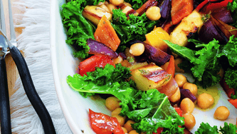 Vegetarian Thanksgiving menu