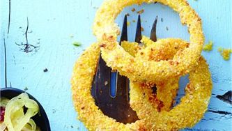 Baked onion rings
