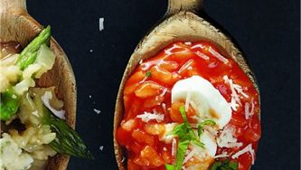 Caprese risotto
